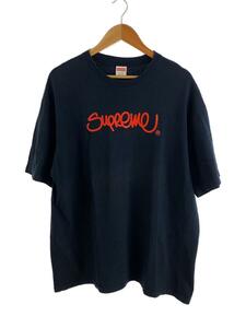 Supreme◆Tシャツ/XL/コットン/NVY/無地