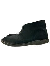 Clarks◆DESERT BOOT/ブーツ/US9.5/BLK/スウェード/500629_画像1