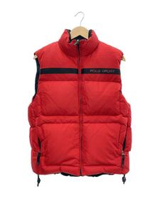 Polo Sport ◆ Down Vest/M/Nylon/Red/Jr-RS-IA4257