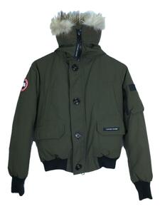 CANADA GOOSE◆CHILLIWACK/ダウンジャケット/S/ポリエステル/KHK/無地/7950JL