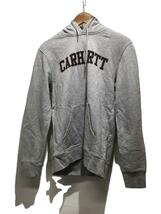 Carhartt◆パーカー/S/コットン/GRY/プリント_画像1