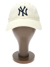 AIME LEON DORE◆NEW ERA/NY YANKEES/キャップ/FREE/コットン/CRM/無地/メンズ_画像1