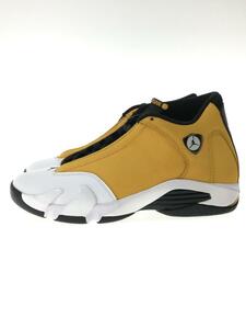 NIKE◆AIR JORDAN 14 RETRO_エアジョーダン 14 レトロ/27cm/YLW