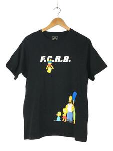 F.C.R.B.(F.C.Real Bristol)◆19SS/THE SIMPSONS/Tシャツ/S/コットン/ブラック/FCRB-190131