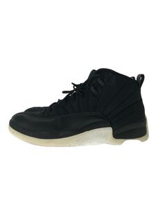 NIKE◆AIR JORDAN 12 RETRO/エアジョーダンレトロ/ブラック/130690-004/28.5cm/BLK