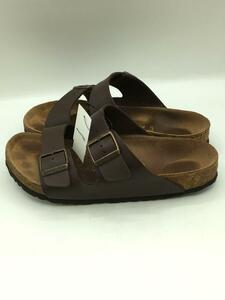 BIRKENSTOCK◆サンダル/27cm/BRW/レザー