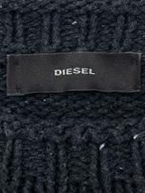 DIESEL◆セーター(厚手)/S/コットン/BLK_画像3