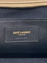 SAINT LAURENT◆ダウンタウン/トートバッグ/レザー/BEG/GNR635346_画像5