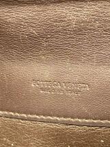 BOTTEGA VENETA◆イントレチャート/長財布/レザー/ブラウン/無地/メンズ/使用感有_画像3