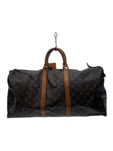 LOUIS VUITTON◆キーポル50_モノグラム・キャンバス_BRW/PVC/BRW