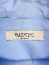 VALENTINO◆長袖シャツ/43/コットン/BLU/無地/VV3ABG0579P_画像3