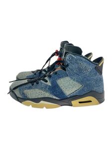 NIKE◆AIR JORDAN RETRO 6/エアジョーダン6 レトロ/インディゴ/CT5350-401/28cm/ID