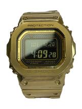 CASIO◆ソーラー腕時計・G-SHOCK/デジタル/ステンレス/GLD/GLD/SS_画像1