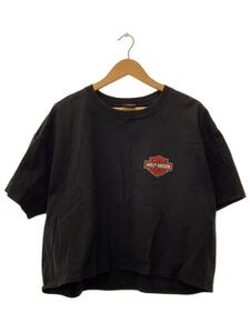 HARLEY DAVIDSON◆Tシャツ/XL/コットン/BLK