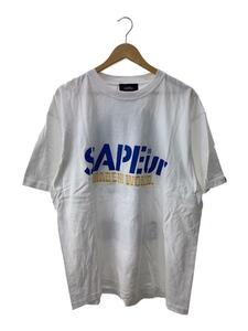 A Elegantes SAPEur◆Tシャツ/XL/コットン/WHT/無地