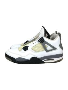 NIKE◆AIR JORDAN 4 RETRO/エアジョーダンレトロ/ホワイト/308497-103/29cm/WHT