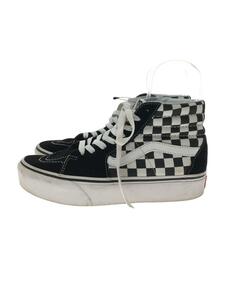 VANS◆ハイカットスニーカー/24cm/BLK/721356/ SK8－HI/チェッカー