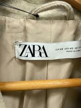 ZARA◆チェスターコート/XS/ベージュ_画像3