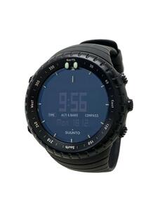 SUUNTO◆スマートウォッチ/デジタル/ラバー/BLK/BLK