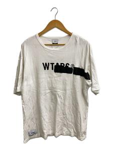 WTAPS◆Tシャツ/2/コットン/WHT