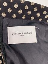 UNITED ARROWS◆ペイズリープリント/ロングスカート/38/ポリエステル/BLK/総柄/1524-675-0441_画像4