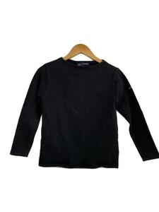 SAINT JAMES* long sleeve cut and sewn /XXS/ cotton /BLK