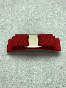 Salvatore Ferragamo◆バレッタ/ヴァラリボン/アクセサリー/-/RED/レディース