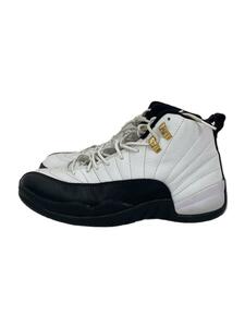 NIKE◆AIR JORDAN 12 RETRO/エアジョーダンレトロ/ホワイト/130690-125/27cm/WHT