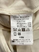 URBAN RESEARCH Sonny Label◆アーバンリサーチサニーレーベル/長袖ワンピース/FREE/ポリエステル/ベージュ/無地_画像5