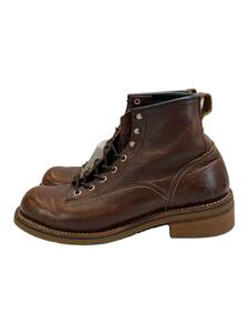 RED WING◆レースアップブーツ/US7.5/BRW/レザー/2906