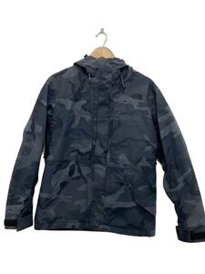 THE NORTH FACE◆GORE-TEX FORCE JACKET/NS15105/マウンテンパーカ/M/ゴアテックス/ブラック/カモフラ