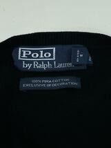 POLO RALPH LAUREN◆セーター(薄手)/XXL/コットン/BLK/46693_画像3