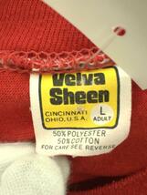 Velva Sheen◆70-80sガレッジTシャツ/OHIO STATE/L/コットン/RED_画像5