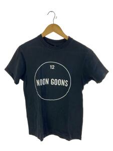 NOON GOONS◆Tシャツ/XS/コットン/BLK/プリント