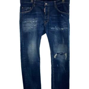 DSQUARED2◆SKATER JEANS/ペイント加工/デニムパンツ/SIZE:54/インディゴ/S74LB0835の画像1