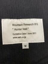 Mountain Research◆ベスト/M/コットン/BLK/無地/MTR-815_画像4