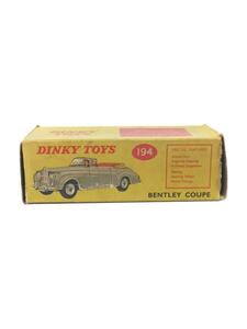 Dinky Toys 194.BENTLEY S2 COUPE.VERY GOOD MODEL IN ORIGINAL