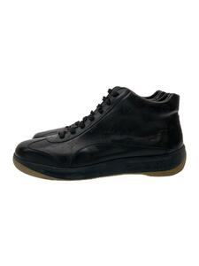 LOUIS VUITTON◆ハイカットスニーカー/6.5/BLK/レザー