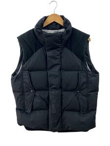 MONCLER◆gilet ダウンジャケット/3/ポリエステル/BLK/無地/123914331180 69242