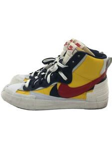 NIKE◆BLAZER MID SACAI/ブレーザーミッドサカイ/イエロー/BV0072-700/29cm/YLW/レザ