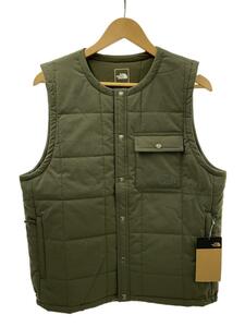 THE NORTH FACE◆MEADOW WARM VEST_メドウウォームベスト/M/ポリエステル/KHK