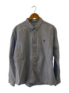 AMI Alexandre Mattiussi◆LONG-SLEEVED SHIRTS/長袖シャツ/-/コットン/BLU/BFHSH113.480