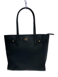 MICHAEL MICHAEL KORS◆ハンドバッグ/レザー/BLK/35S2GNMT3L