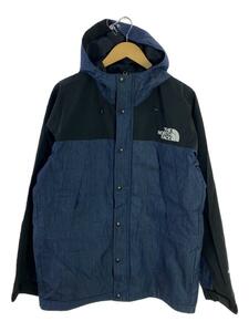 THE NORTH FACE◆MOUNTAIN LIGHT DENIM JACKET_マウンテンライトデニムジャケット/XL/ナイロン/BLU