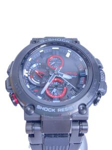 CASIO* solar wristwatch *G-SHOCK/ analogue /BLK