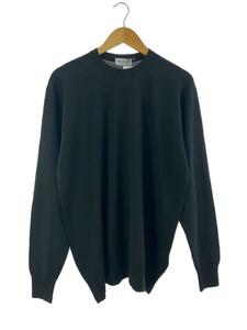 JOHN SMEDLEY◆セーター(薄手)/L/ウール/BLK/A4543/PULLOVER CN LS