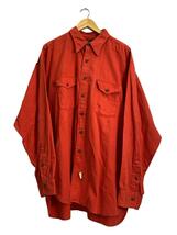 RRL◆長袖シャツ/XXL/シルク/RED_画像1