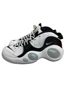 NIKE◆AIR ZOOM FLIGHT 95_エア ズーム フライト 95/26cm/WHT/フェイクレザー