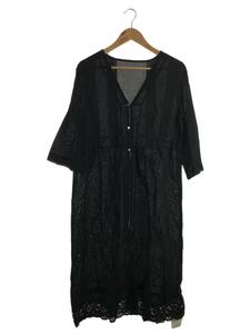 SLOBE IENA(IENA SLOBE)◆長袖ワンピース/FREE/コットン/BLK/19-040-912*3001-1-0