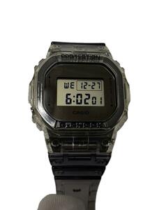 CASIO◆クォーツ腕時計・G-SHOCK/デジタル/ラバー/CLR/BLK